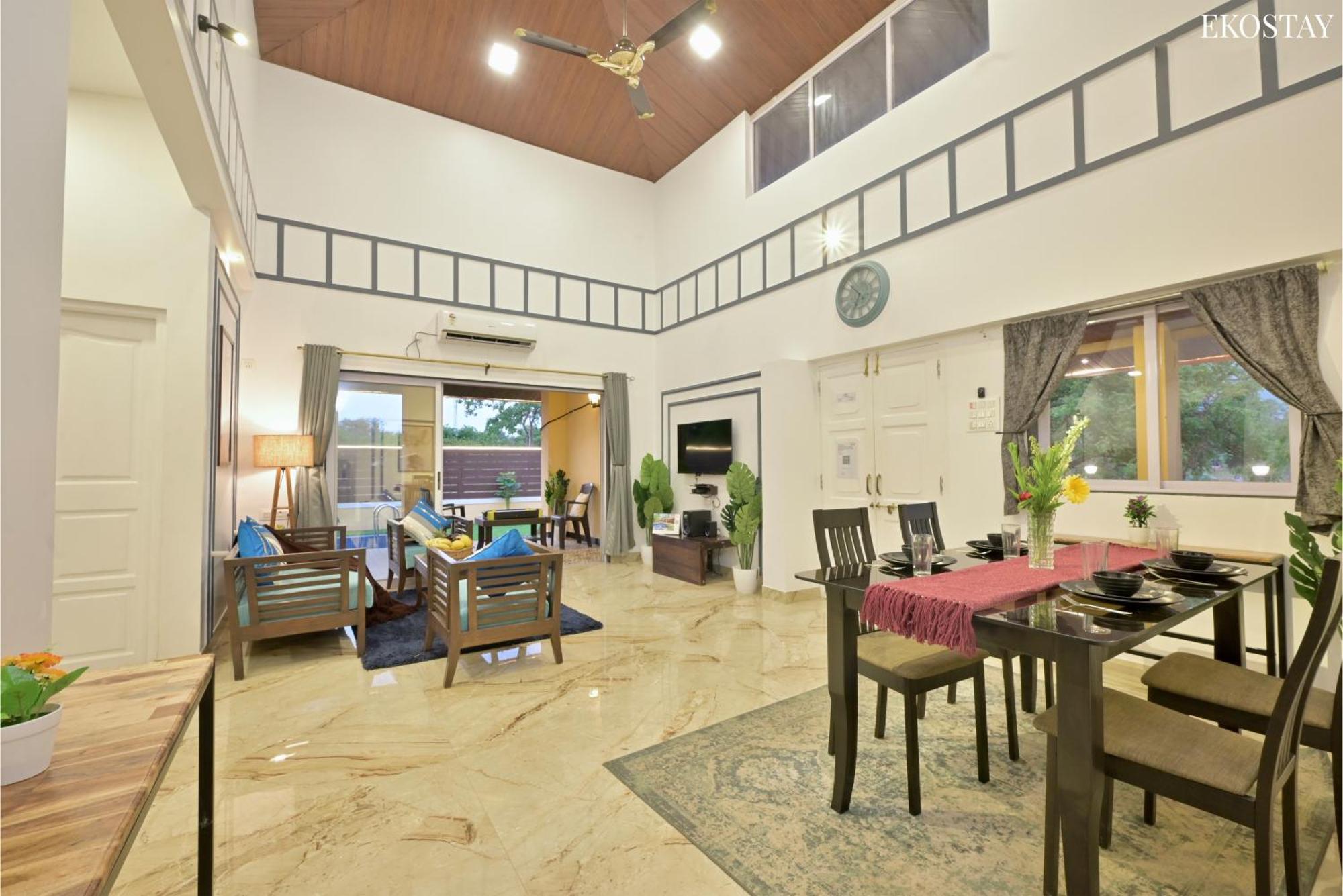 Ekostay - Pinewood Villa Алибаг Екстериор снимка